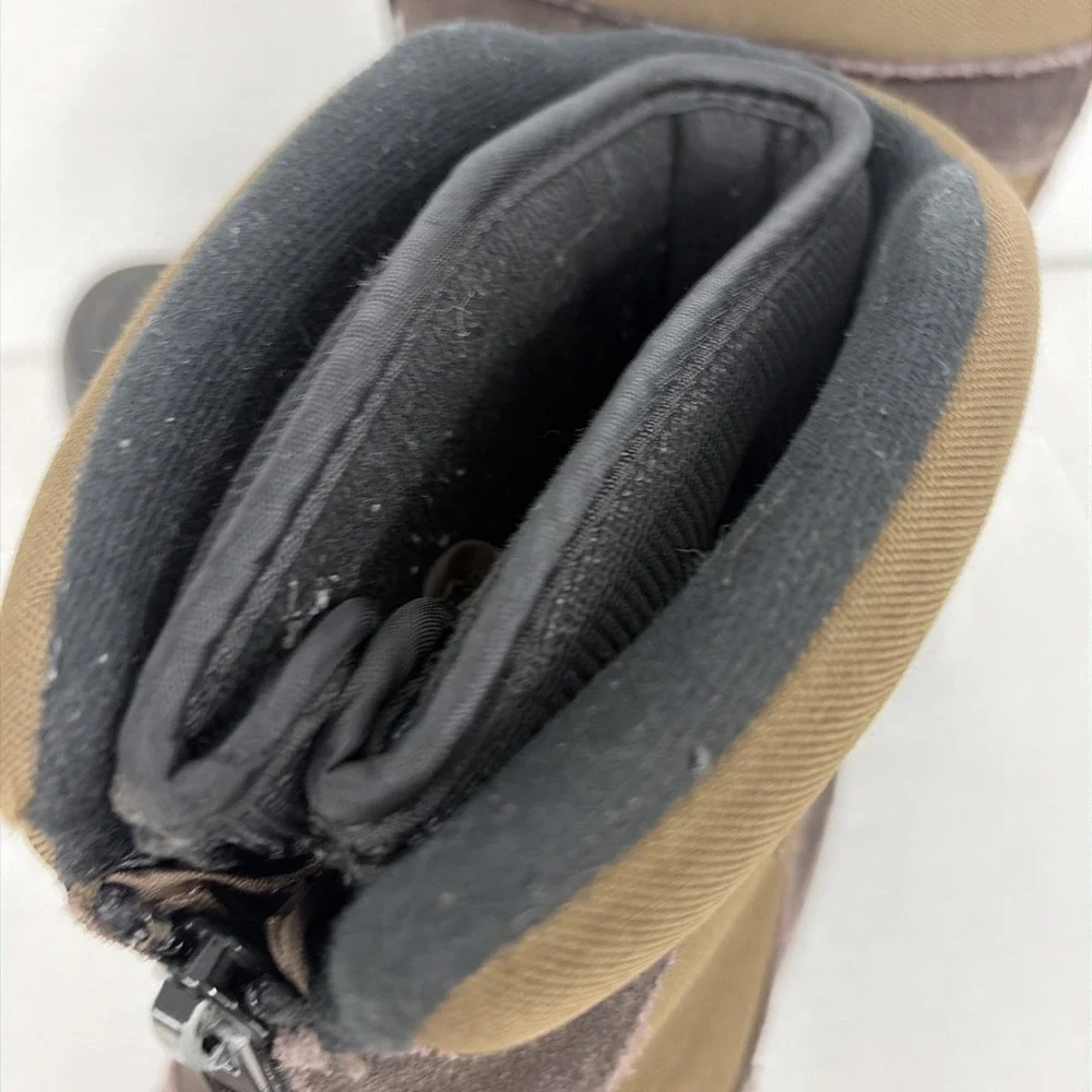 Ranger Boots Resistant Men's 8 Rubber Suede leather BROWN snow EUC insulated